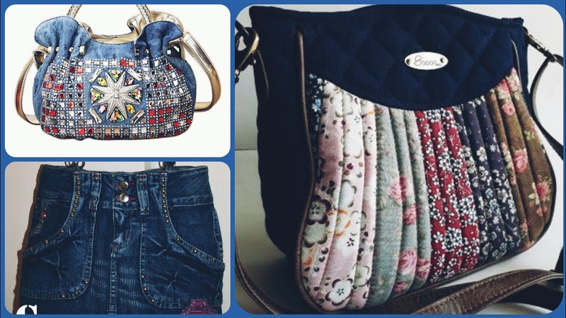 very beautiful new latest casual jeans handbag handmade stylish