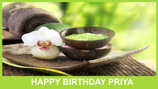 Priya Birthday Spa Happy