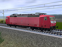 DB BR 120PP Graffiti Abgeschaltet