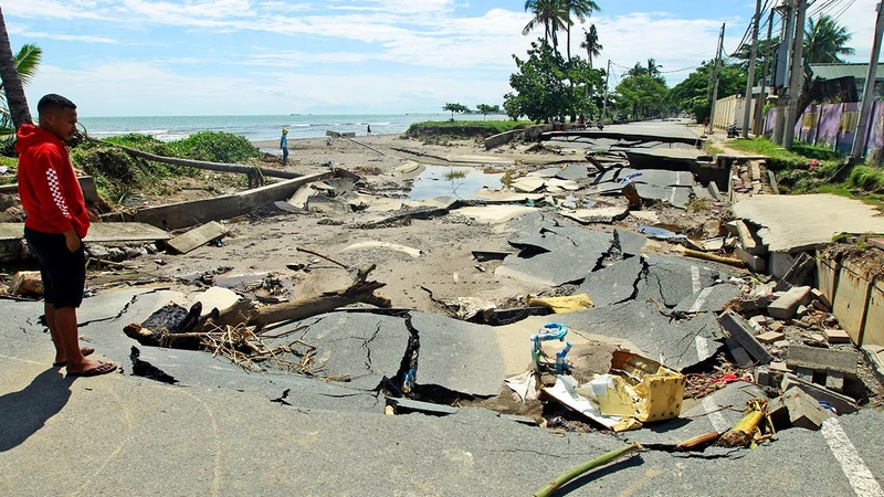 Powerful M5. 5 earthquake in the Molucca Sea 147 km from Gorontalo,
