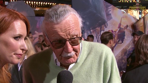 Stan Lee Brings his Magic to Marvels Doctor Strange Red Carpet