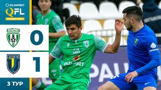 Атырау 0:1 Жетісу | OLIMPBET QFL Премьер-лига 2024 | 3 тур | Ойына шолу, обзор матча,