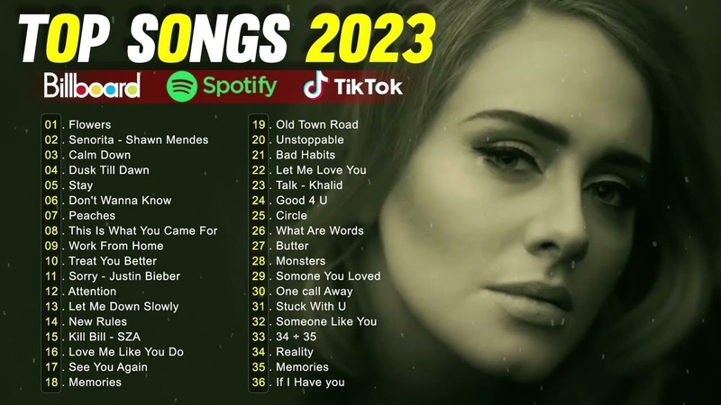 Best English Songs 2023 Adele, Miley Cyrus, Selena Gomez, Ed Sheeran, Rihanna, Ava