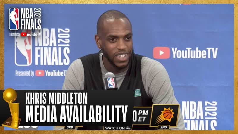 Khris Middleton, NBAFinals Media Availability, July 5th,
