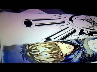 Yusuke Murata coloring Genos and Metal Knight (One Punch Man chapter 21) pt.1- NEBU_KURO 018