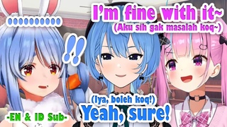 Pekora Wants to Make Suisei & Aqua Feel Disgusted With This, But Got Disappointed Instead Hololive
