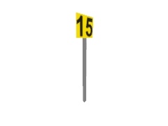 Speed Sign 15MPH 2.5m LS