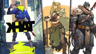 KHAT The Artbook by Hicham Habchi book preview Spiridon Kickstarter