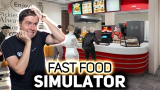 Жарим котлетки с девочками 🍔 Fast Food Simulator: Prologue [PC 2024]