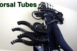 XRobots - 3D Printed Alien Xenomorph Cosplay Part 14, Dorsal Tubes and Tail