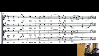 Puccini Messa di Gloria - Sanctus Chorsatz