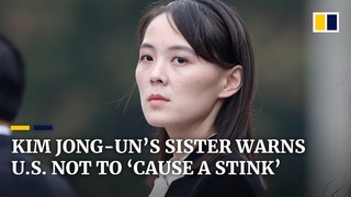 Kim Jong-uns sister warns US not to cause a stink with North Korea