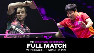 FULL MATCH | LIANG Jingkun vs Simon GAUZY | MS QF | #WTTIncheon 2024