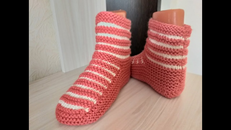 САПОЖКИ ТАПОЧКИ НОСОЧКИ. Вязание knitted