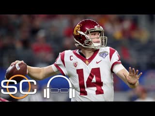 Jesse Palmer says Sam Darnold is 'still the first pick in the NFL Draft' | SC with SVP | ESPN