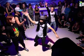 BATTLE 2x2 ( Руслан Ричи и Катя Огонёк  vs Rus'lan и Нюта) - Ямайка на Волге 2015 - DHI SAMARA