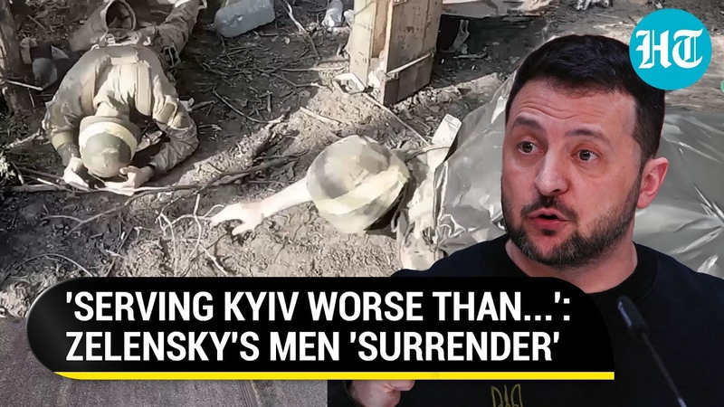 On Cam: Ukrainian Soldiers Bash Zelensky After Surrendering Before Russian Army In