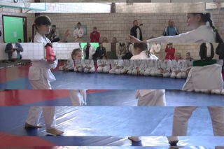 Выступление по айкидо (дети 8-9 лет)