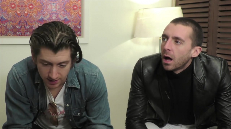 The Last Shadow Puppets interview Alex and Miles (part