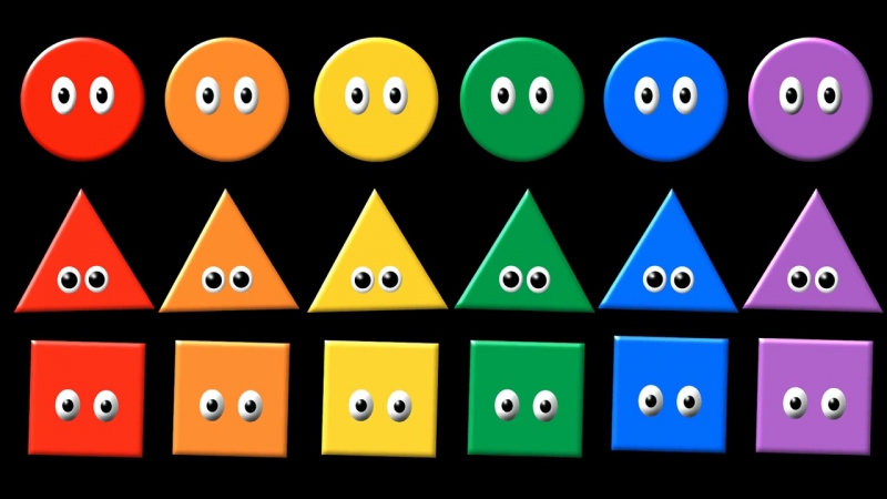Shapes Colors The Kids Picture Show ( Fun Educational Learning