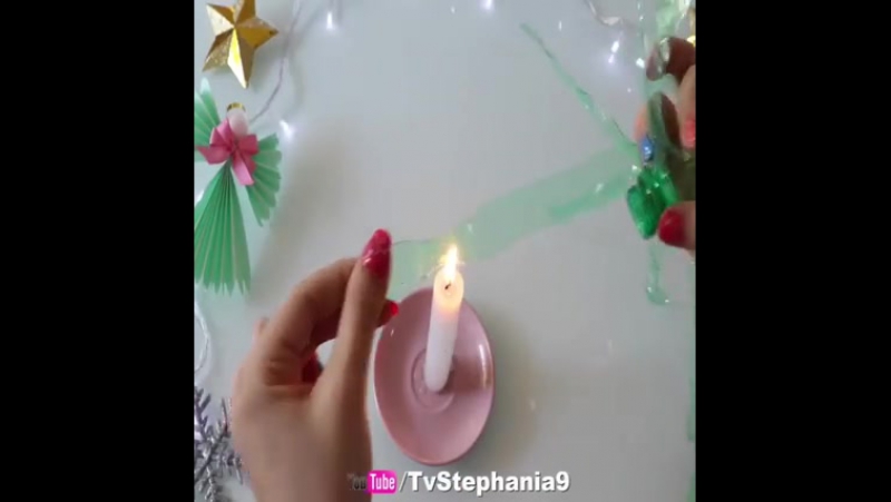 Christmas tree with bottle pet By: