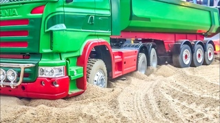 RC trucks! Truck stuck! Tractors! Heavy load! Epic compilation!