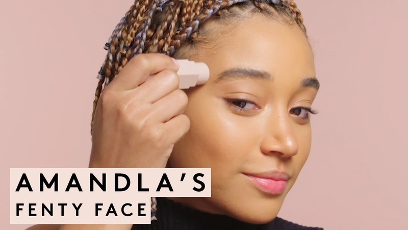 AMANDLAS FENTY FACE MAKEUP TUTORIAL, FENTY