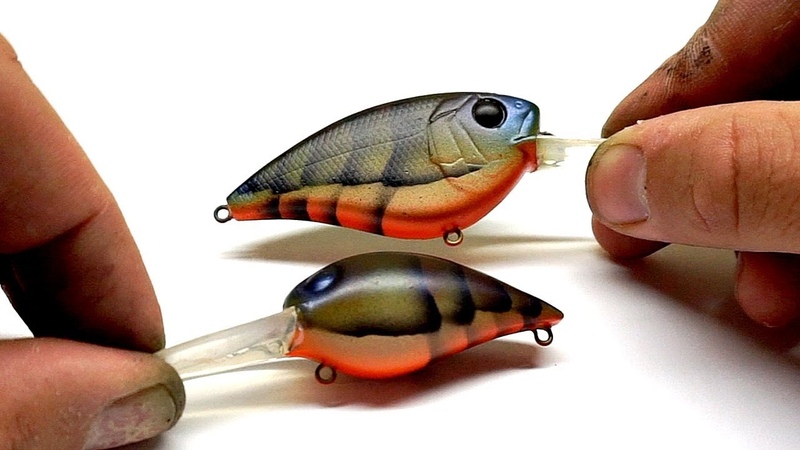 How To CUSTOM PAINT a Crawfish Pattern Crankbait w,