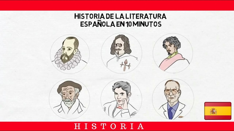 Toda la LITERATURA de ESPAÑ A en sólo 10