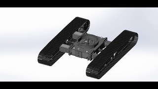 TracMec - Telescopic type EXTENDABLE UNDERCARRIAGE   3D Model