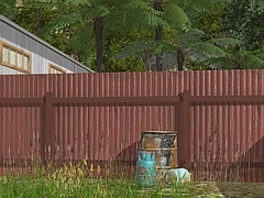 Corrugated iron fence 02