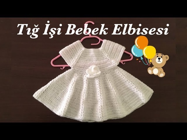 Tığ İşi Prenses Bebek Elbisesi Nasıl Örülür