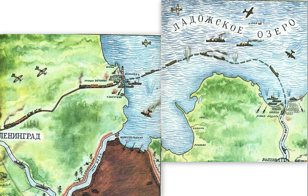 On May 20, 1942, navigation on Lake Ladoga began. 2022 Памяти нашей Победы VK