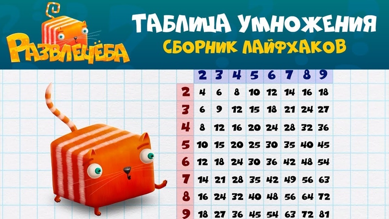 Развлечёба, Учим всю таблицу умножения за 30 минут, СТС
