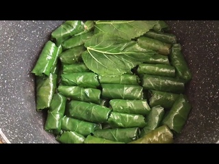 Долма с листьями тутовника(шелковицы). Необычно, полезно и вкусно.    Dolma with mulberry leaves