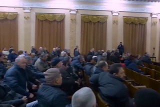 Сход жителей села Кулевча .