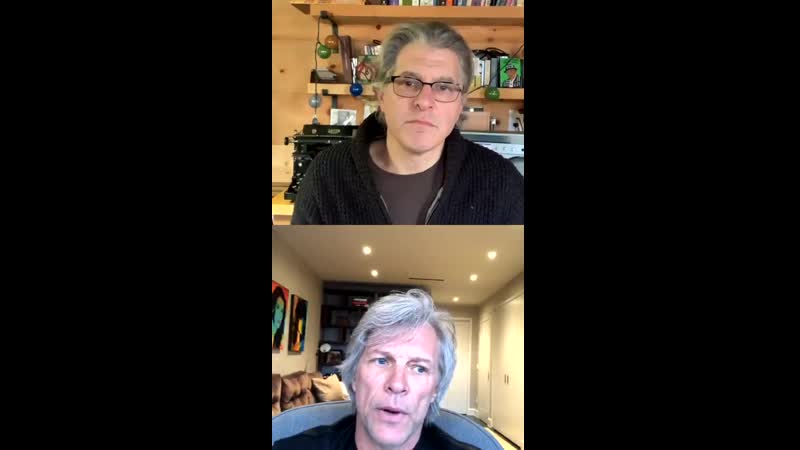 Джон Бон Джови в прямом эфире в Инстаграм Вашингтон