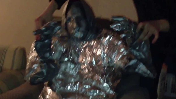 Duct tape Creation of an Unknown hero (duct tape man), part