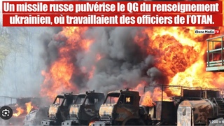 Un missile russe anantit le QG du renseignement de l`OTAN   Kiev.