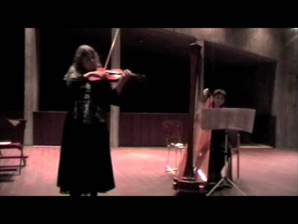 C. Debussy Claire de lune ( Veronika Jefremowa Violin, Olga Shevelevich