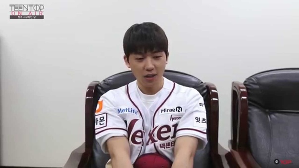 On Air TEEN TOP ON AIR Changjo s First Pitch