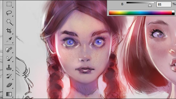Coloring Tutorial Purple Tint