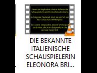 DIE BEKANNTE ITALIENISCHE SCHAUSPIELERIN ELEONORA BRIGLIADORI SOLLTE IM WEBESPOT FR CORONA IMPFUNG