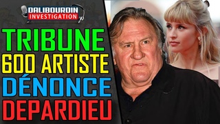 UNE CONTRE-TRIBUNE DE 600 ARTISTES CONTRE DEPARDIEU